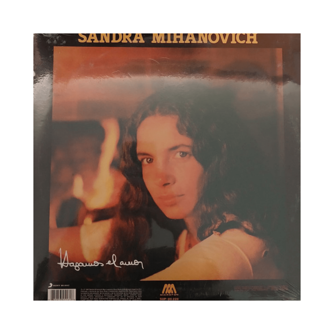 Sandra Mihanovich Hagamos El Amor Vinilo3