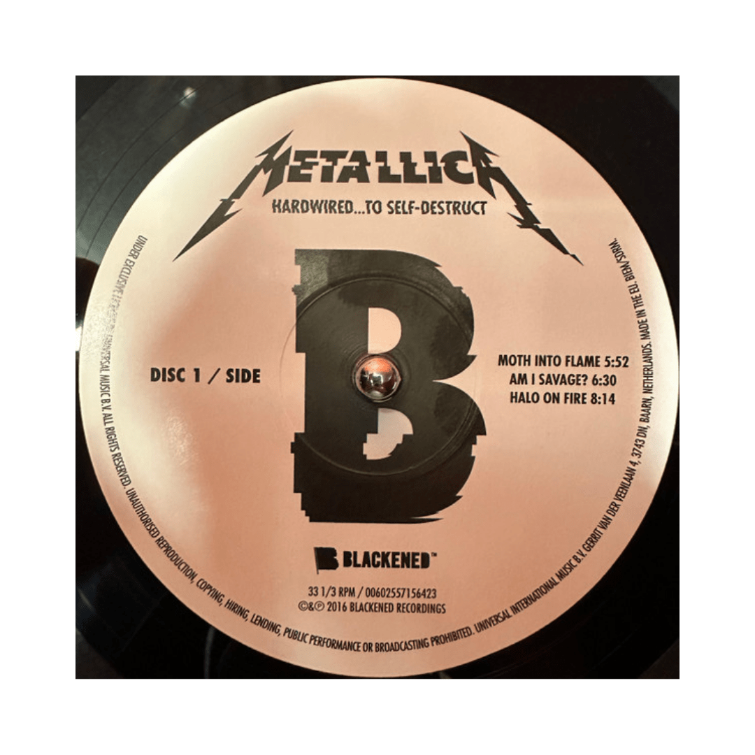 Metallica Hardwired...to Self-destruct Vinilo4