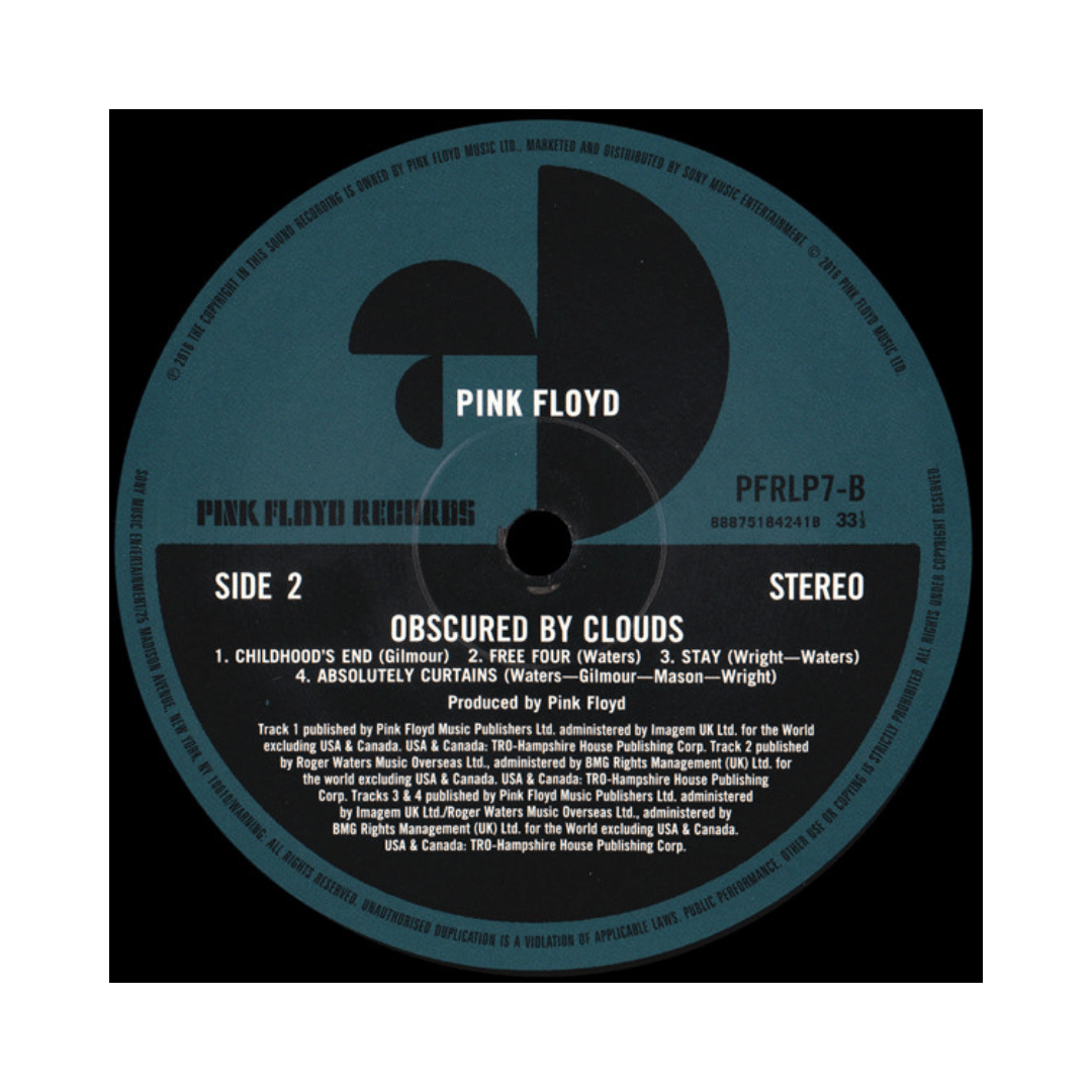 Pink Floyd Obscured By Clouds Vinilo5
