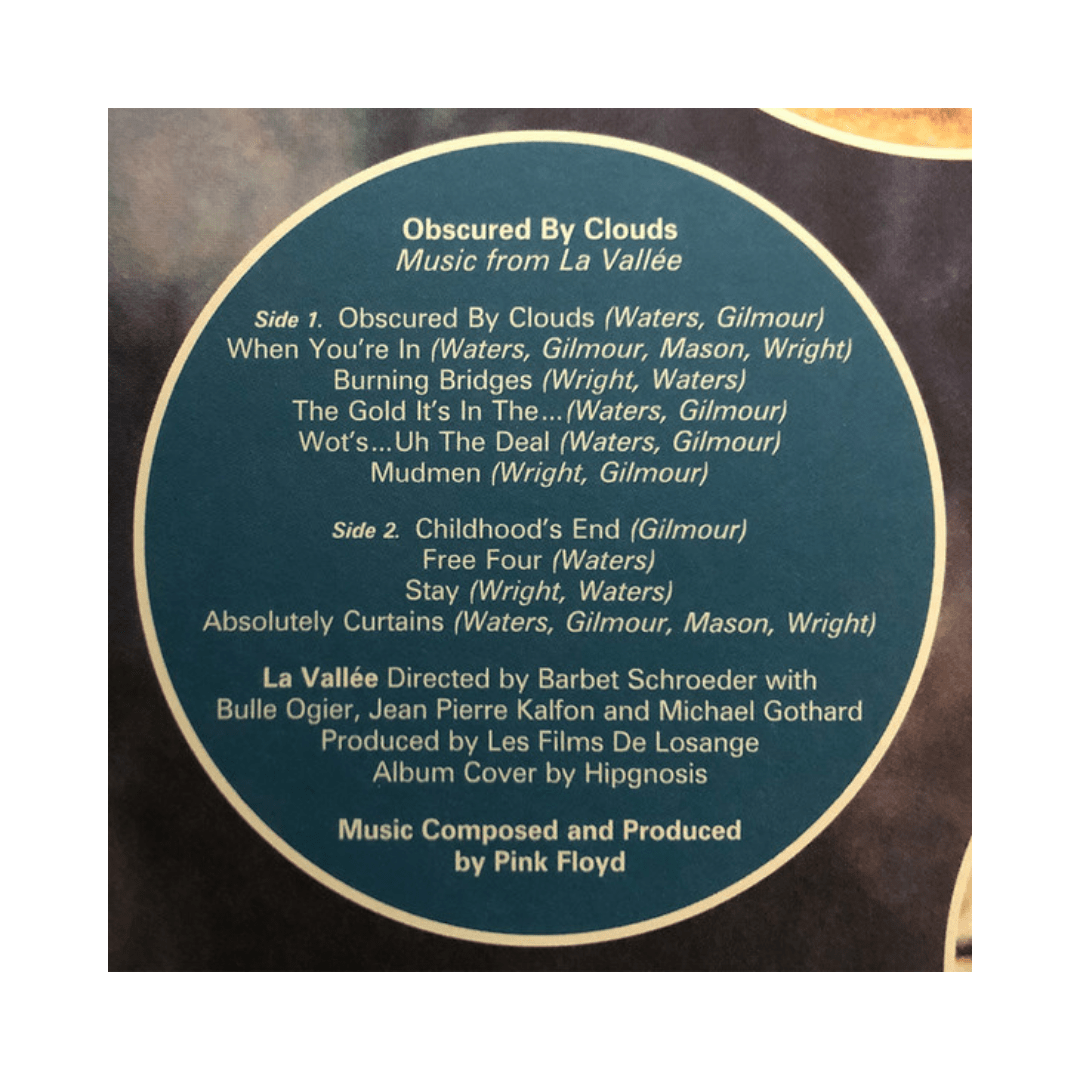 Pink Floyd Obscured By Clouds Vinilo3