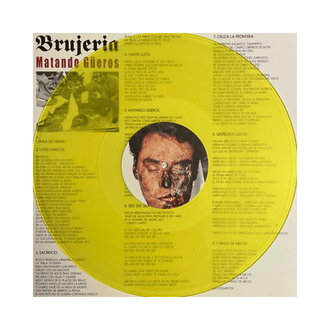 Brujeria Matando Güeros Vinilo3