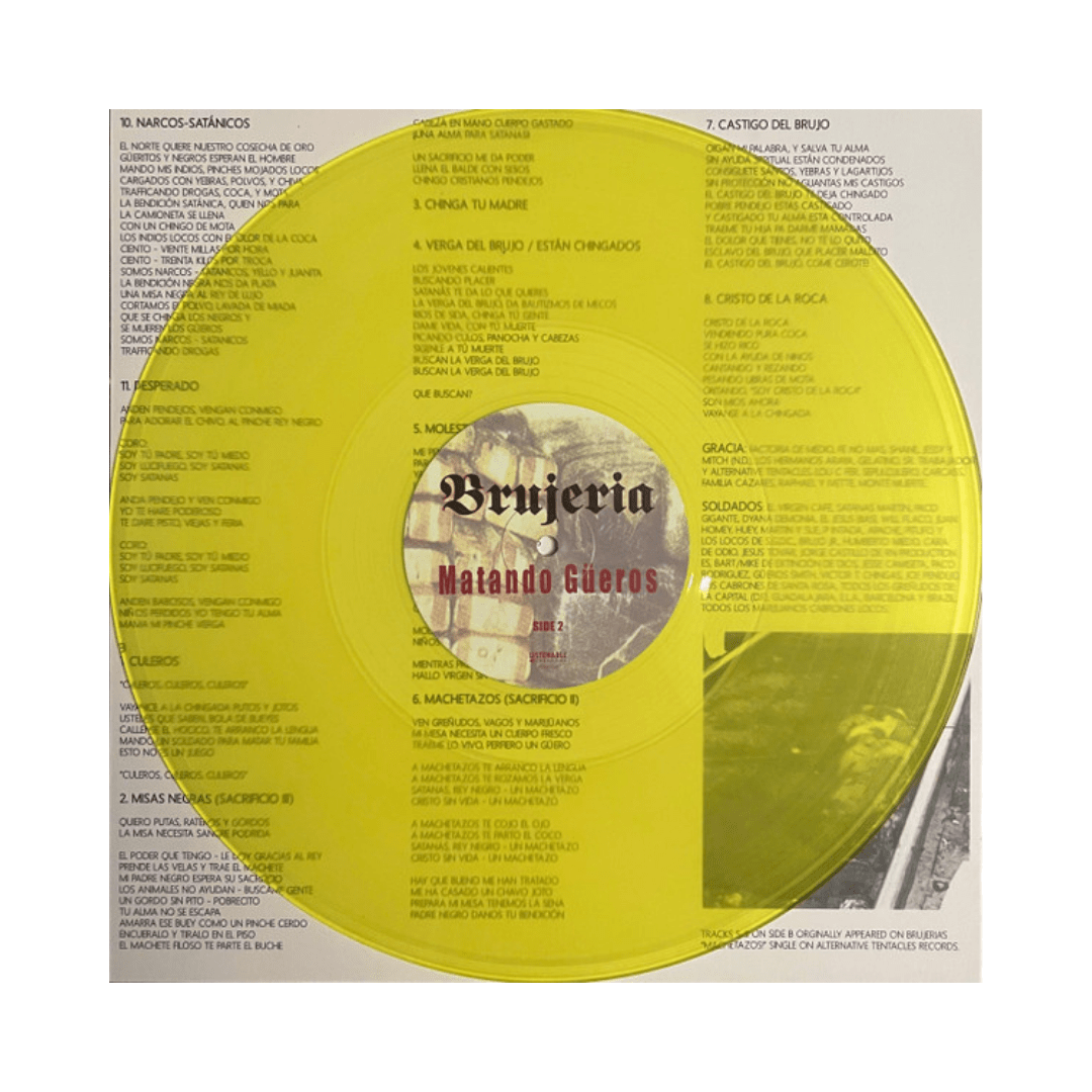 Brujeria Matando Güeros Vinilo4
