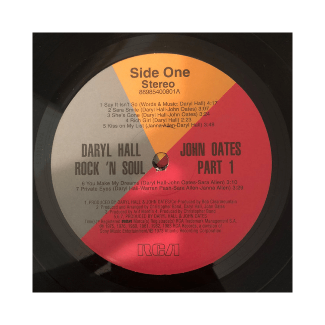 Daryl Hall John Oatesrock 'n Soul Part 1 Vinilo3