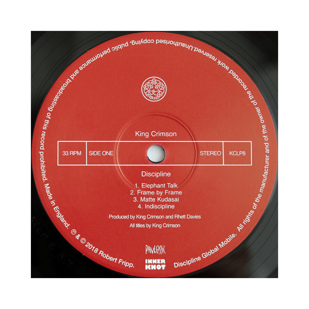 King Crimson Discipline Vinilo3