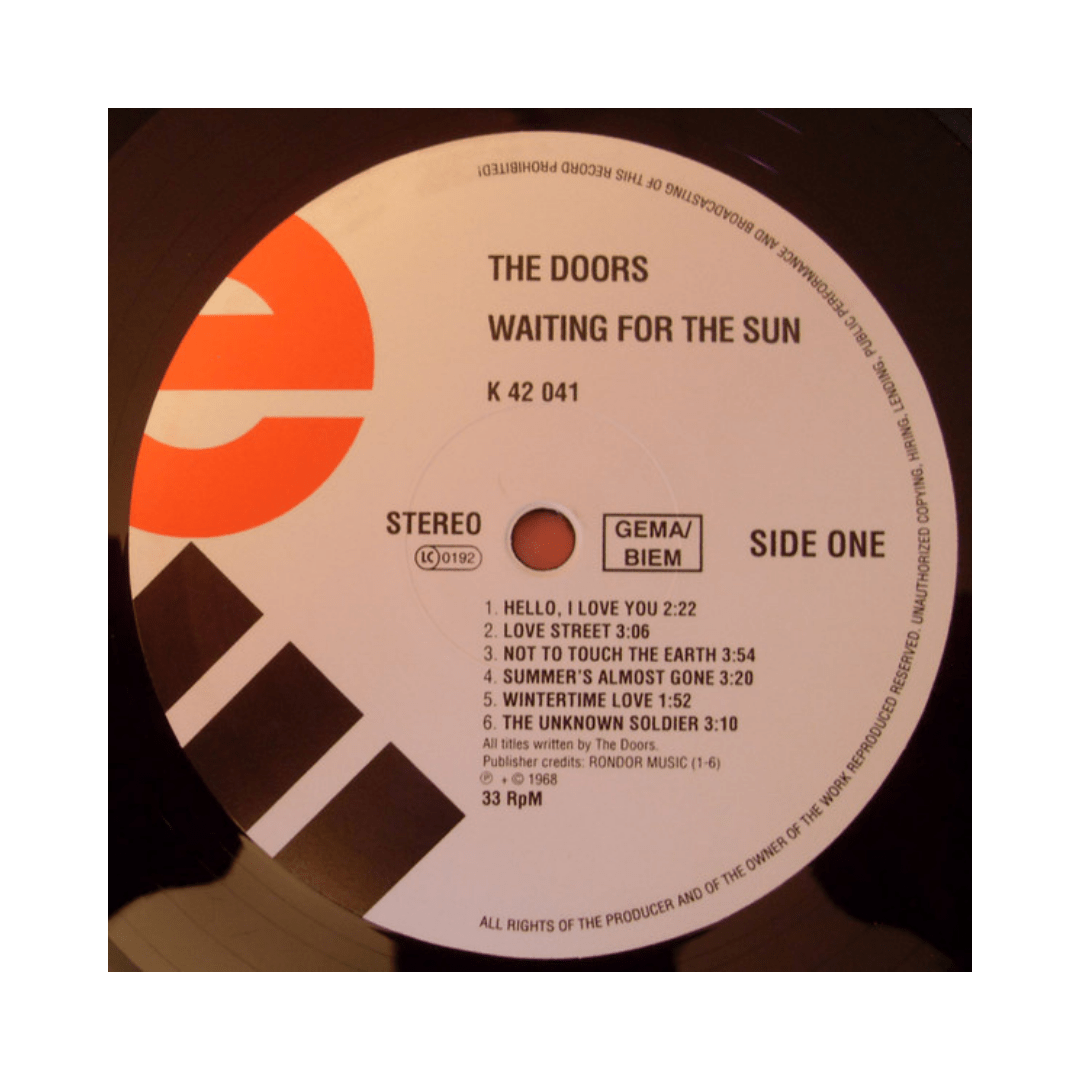 The Doors Waiting For The Sun Vinilo4