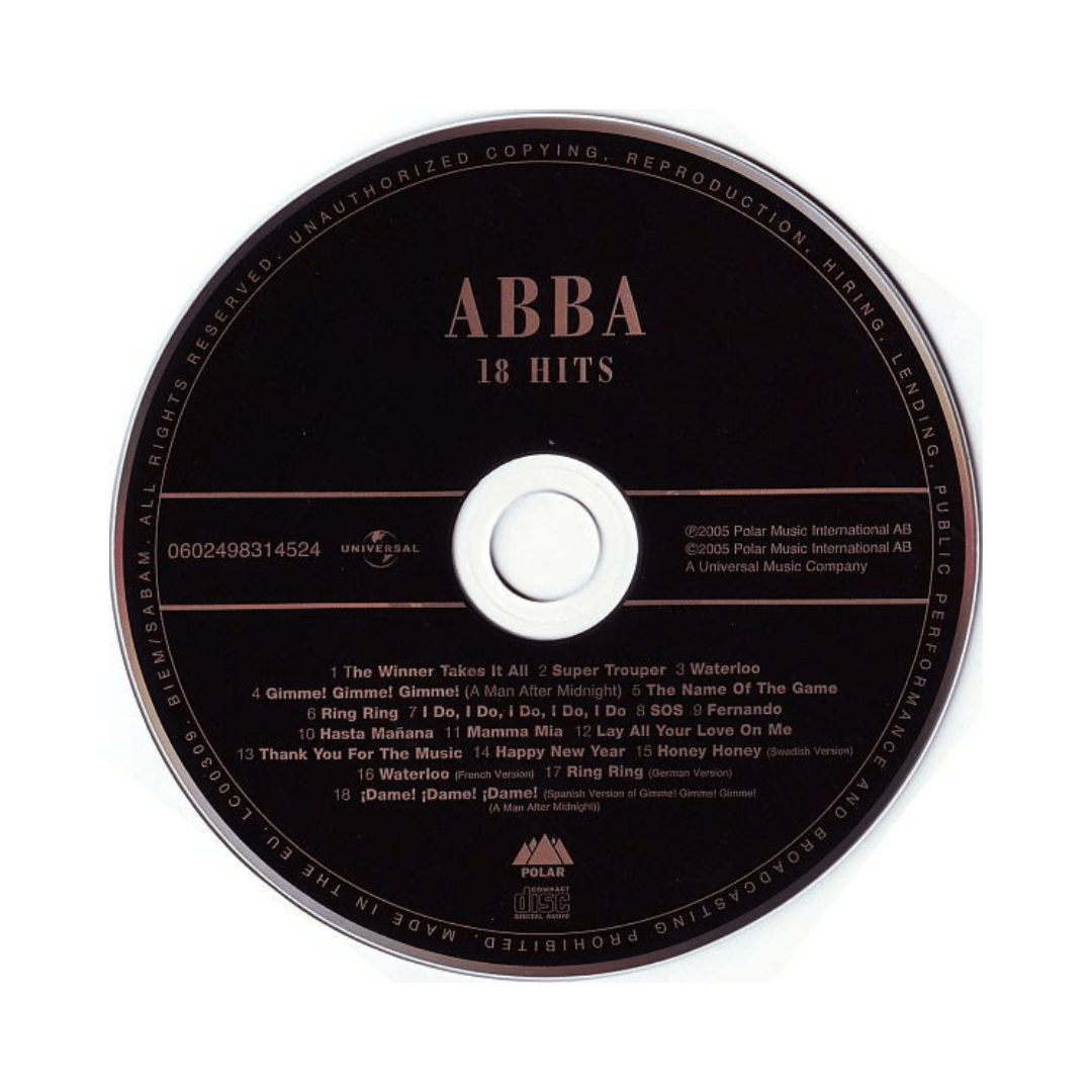 Cd Abba 18 Hits3