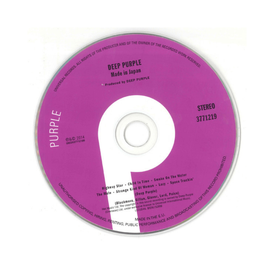 Deep Purple Made In Japan CD3