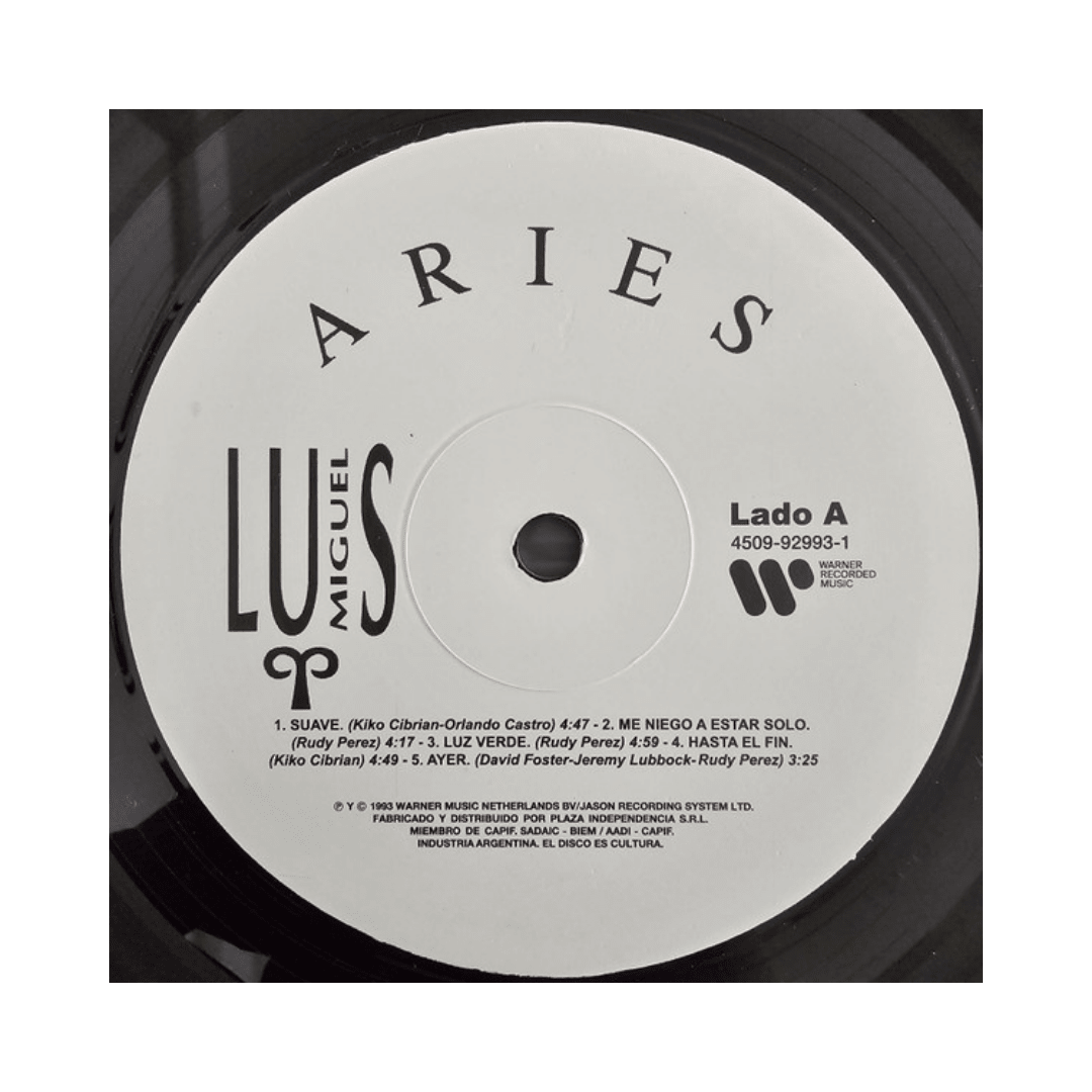 Luis Miguel / Aries / Vinilo3