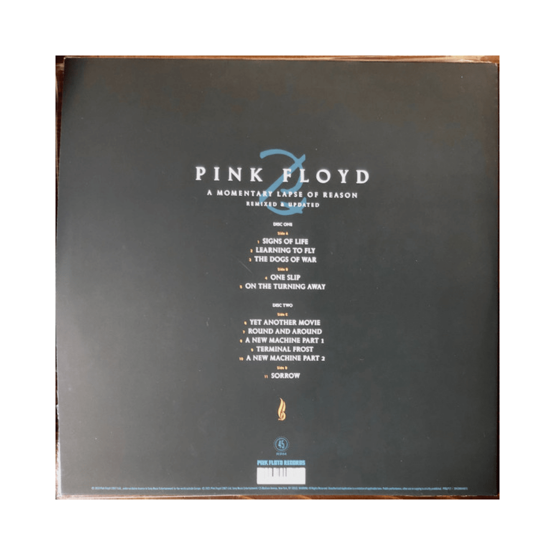 Pink Floyd A Momentary Lapse Of Reason Vinilo2