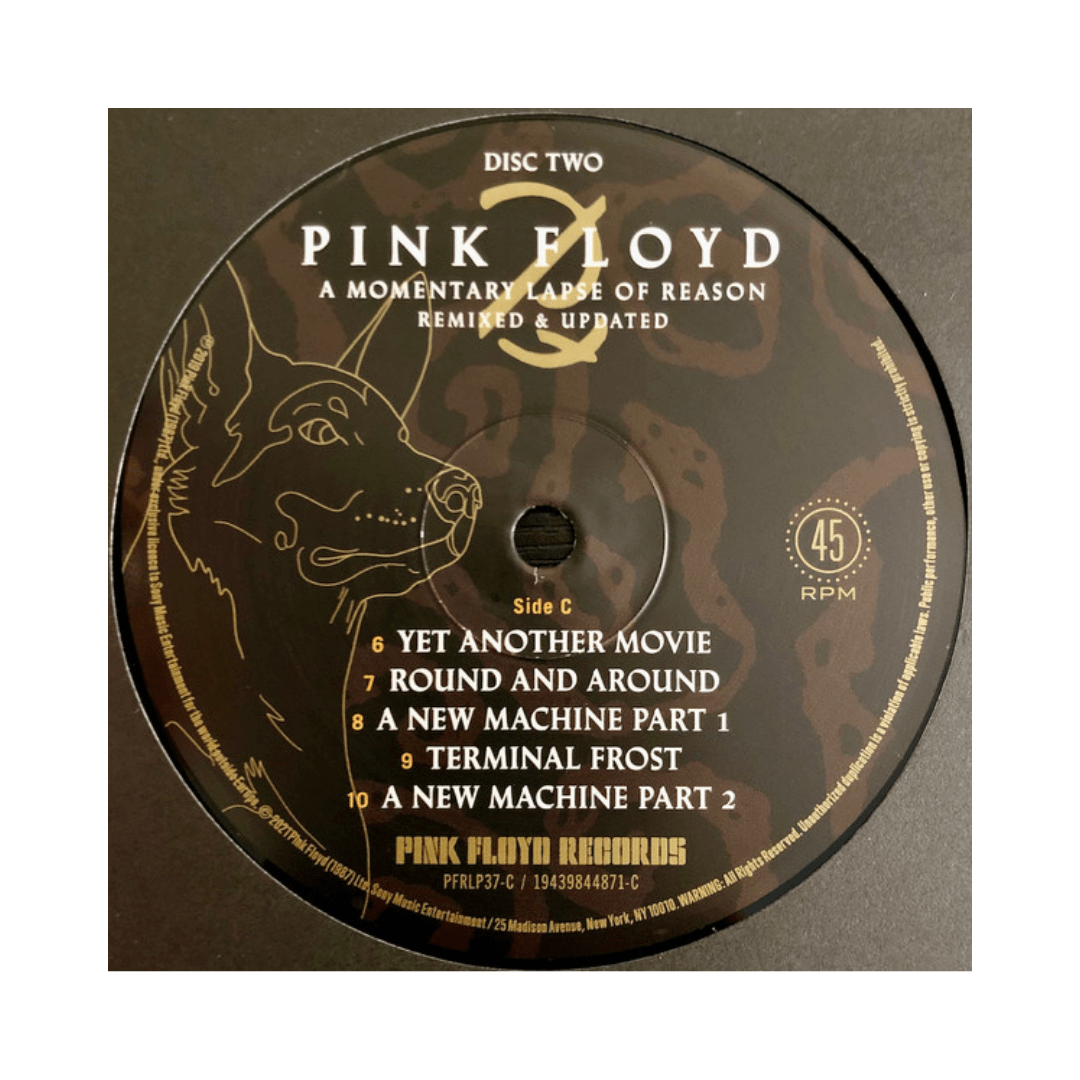Pink Floyd A Momentary Lapse Of Reason Vinilo5