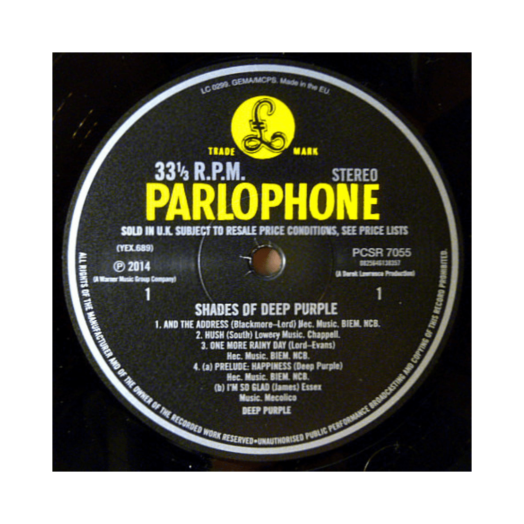 Deep Purple Shades Of Deep Purple Vinilo3
