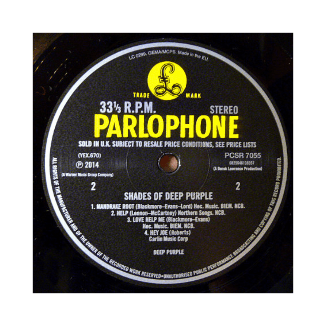 Deep Purple Shades Of Deep Purple Vinilo4