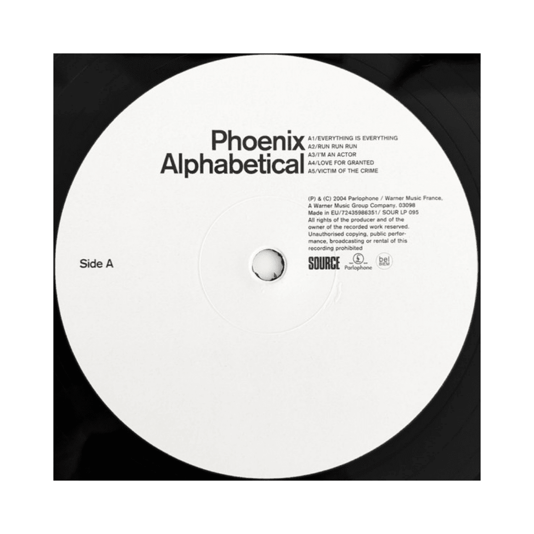 Phoenix Alphabetical Vinilo3