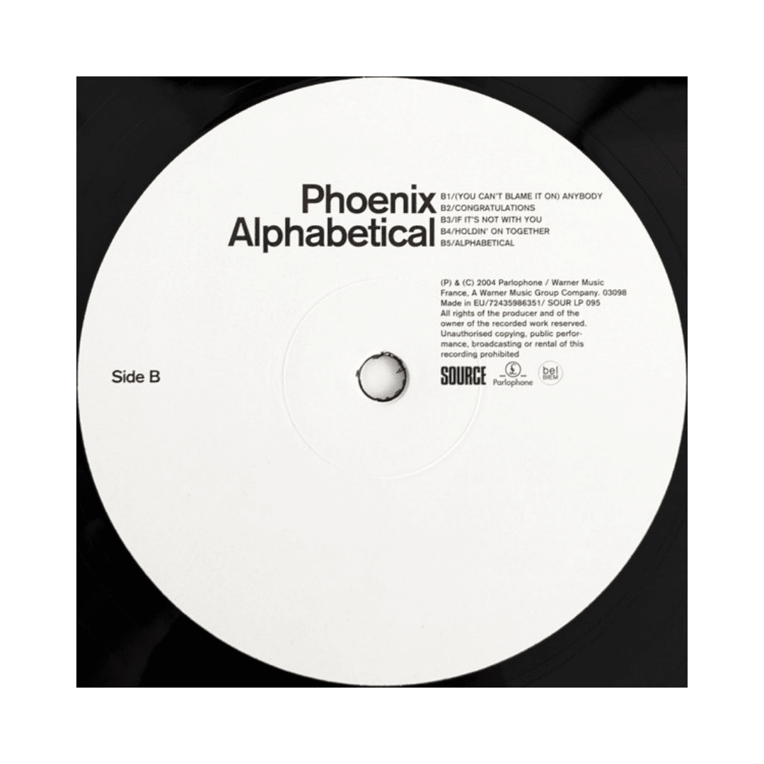 Phoenix Alphabetical Vinilo4