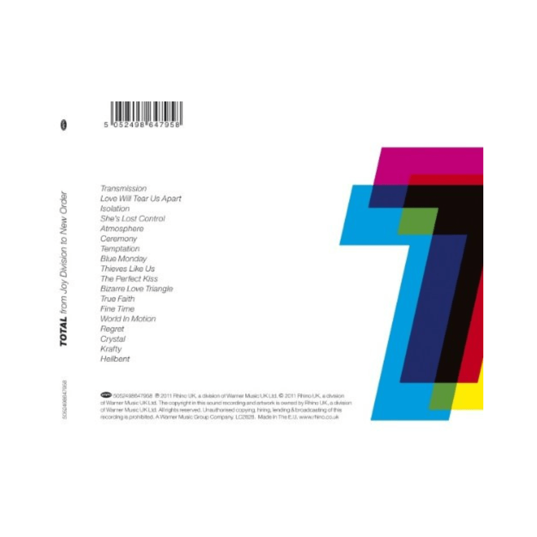 New Order & Joy Division Total (from Joy Division To New CD2