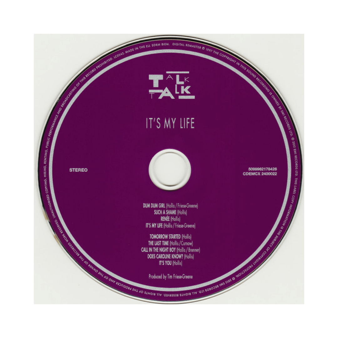 Talk Talk It's My Life Cd3