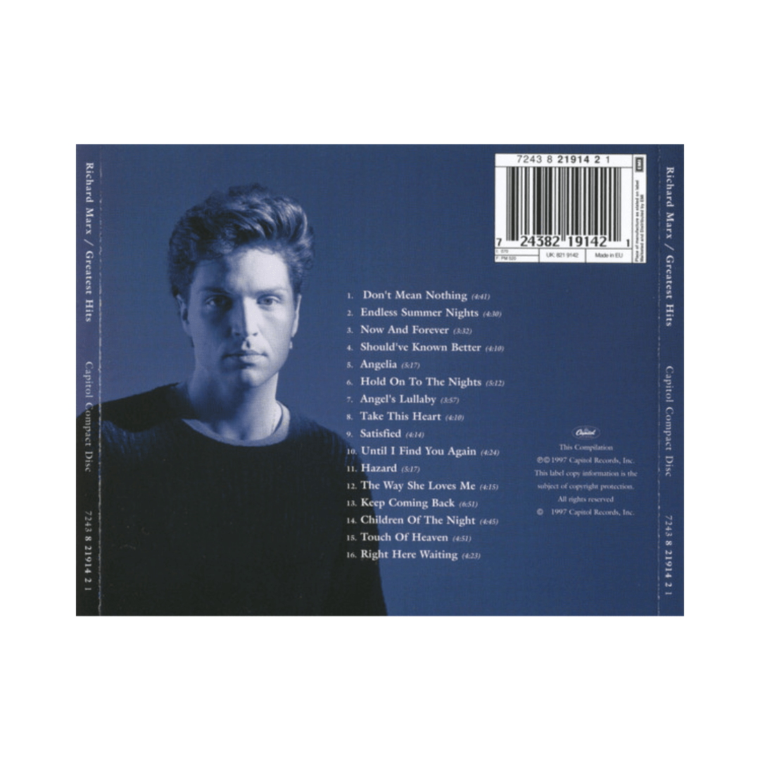 Richard Marx Greatest Hits Cd2
