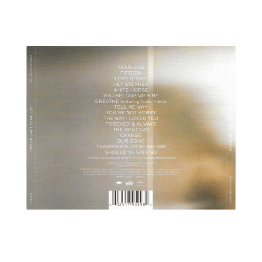 Taylor Swift Fearless Cd3