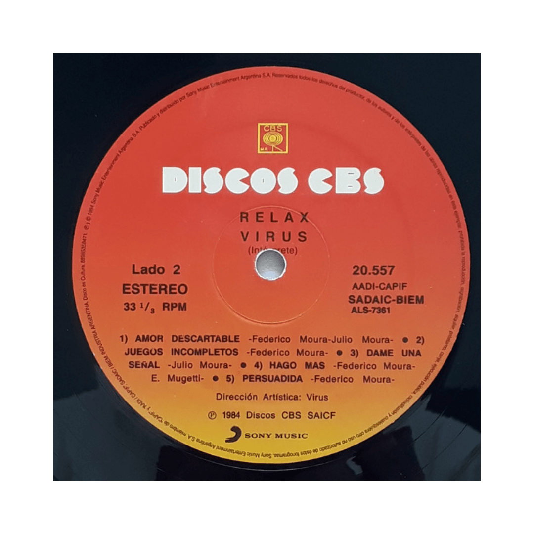 Virus Relax Vinilo4