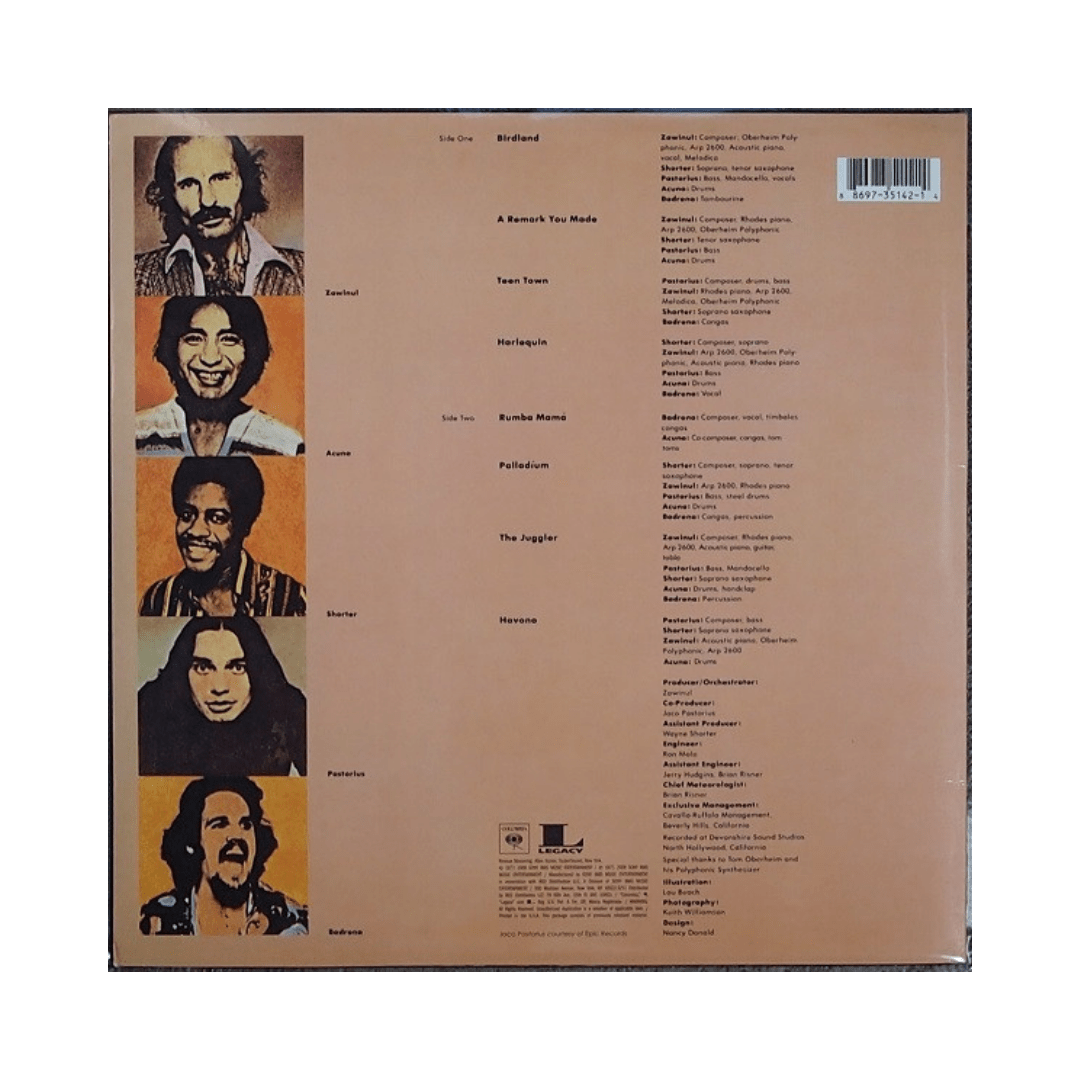 Weather Report - Heavy Weather Vinilo2