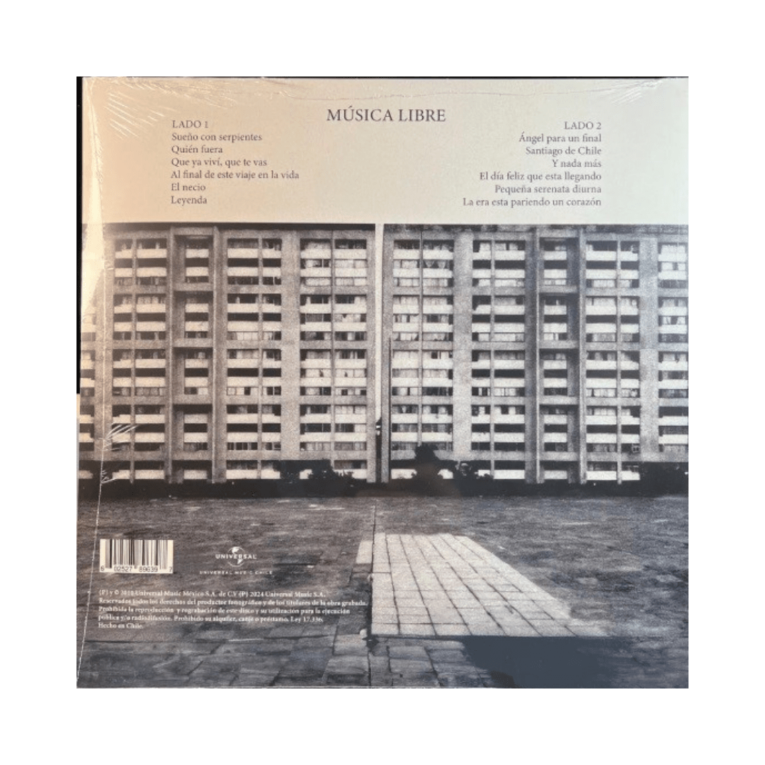 Los Bunkers  Música Libre  vinilo2