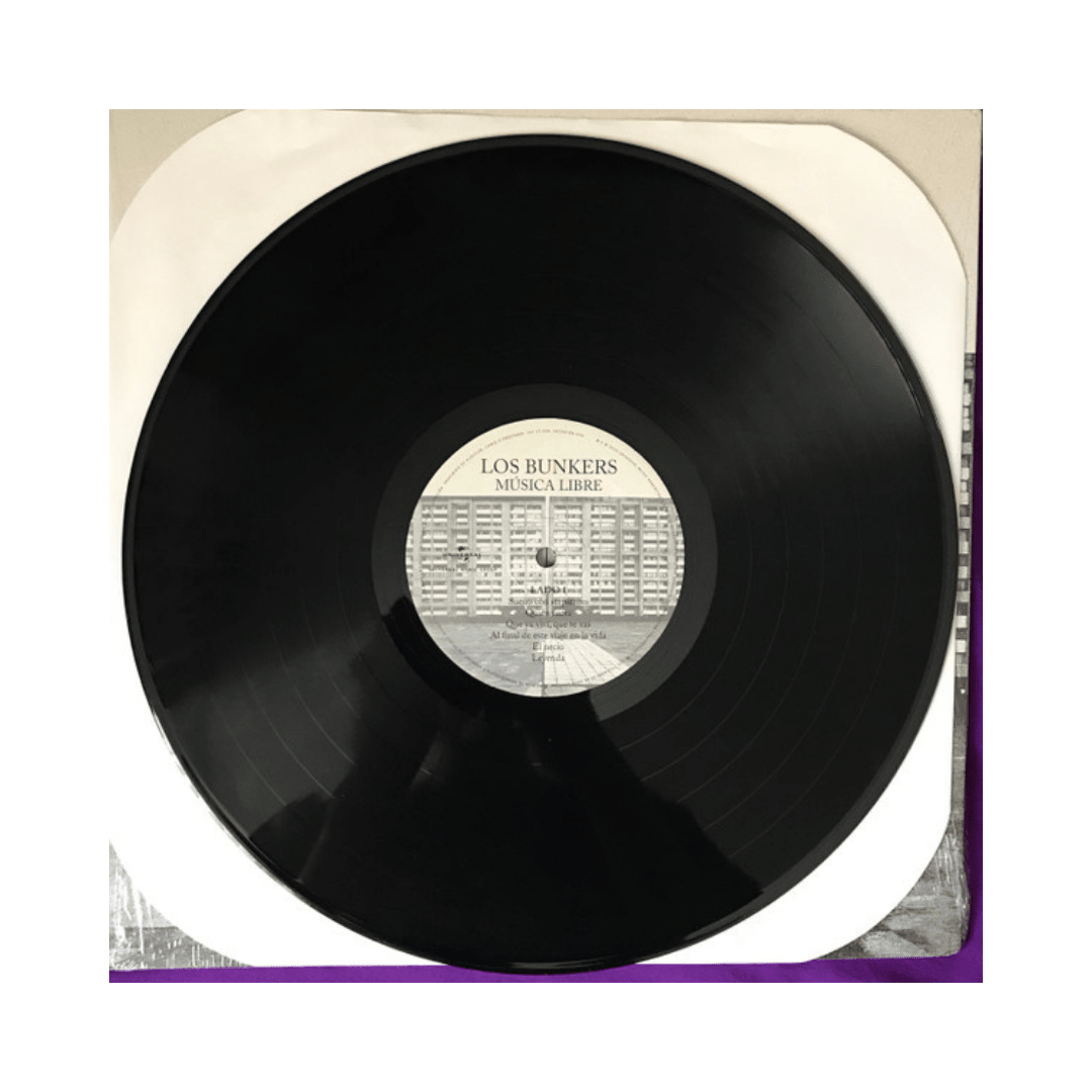 Los Bunkers  Música Libre  vinilo3