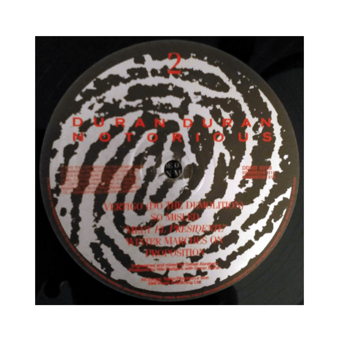 Duran Duran Notorious 2 Lp Vinilo4