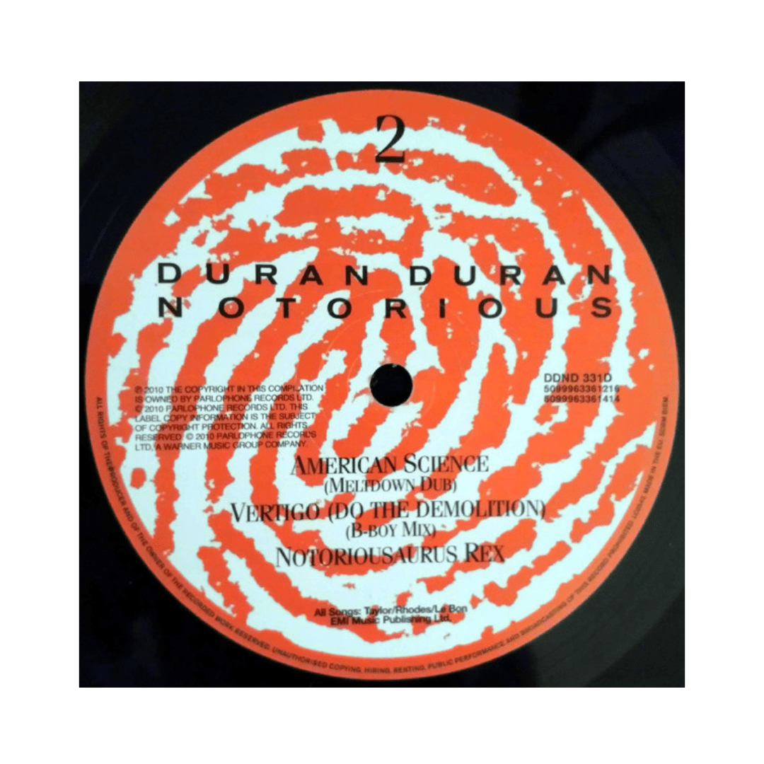 Duran Duran Notorious 2 Lp Vinilo6