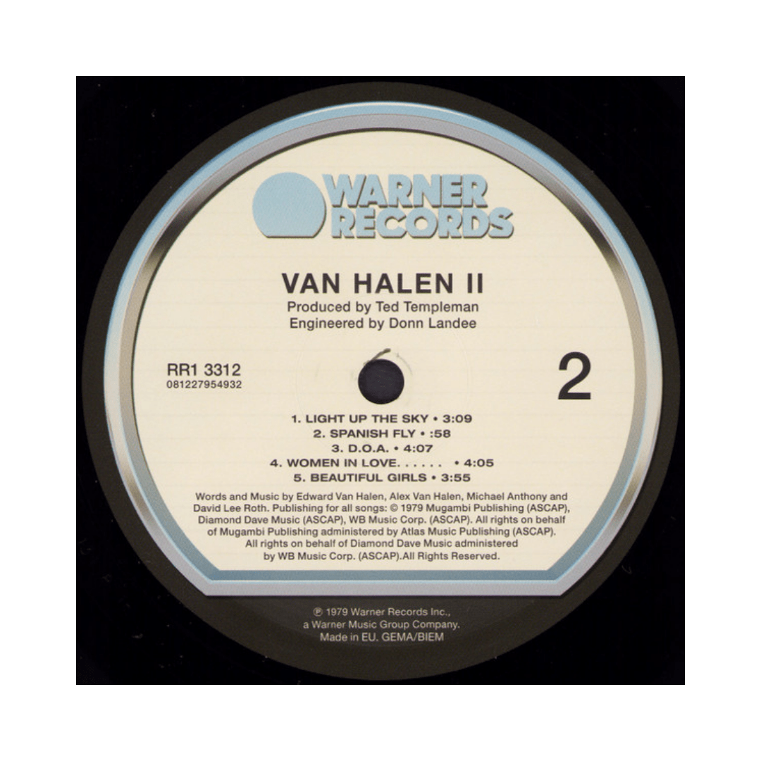 Van Halen Van Halen Ii Vinilo4