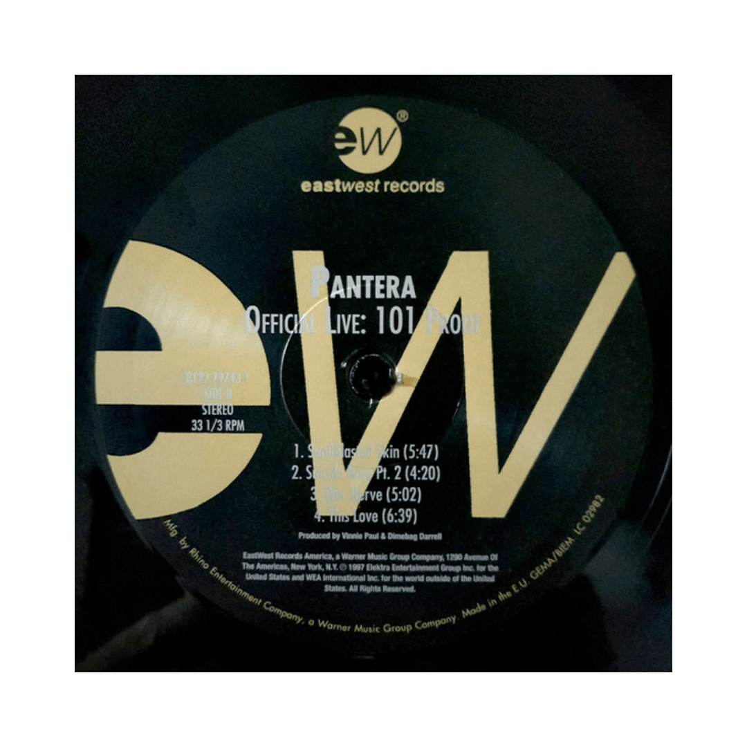 Pantera Official Live: 101 Proof Vinilo4