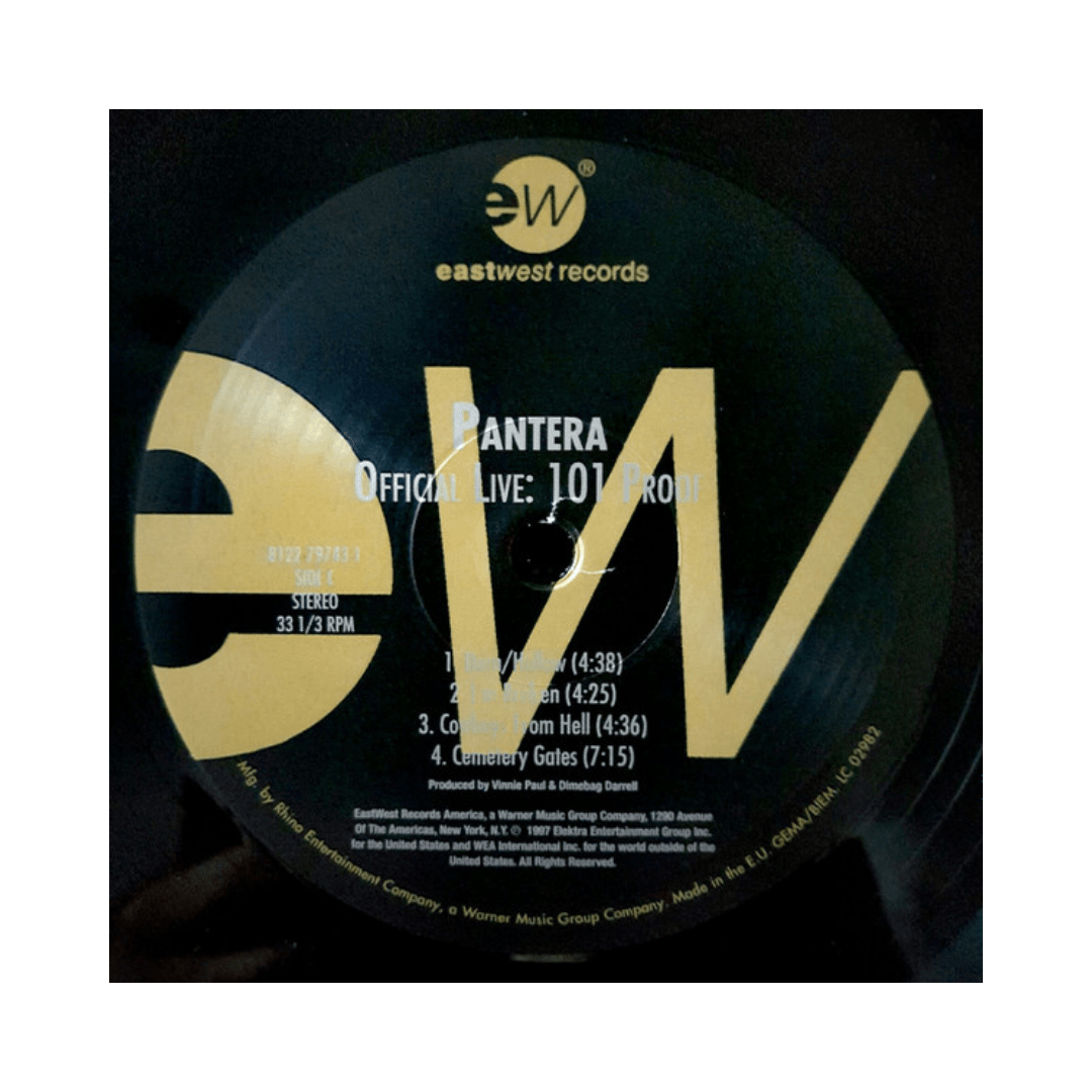 Pantera Official Live: 101 Proof Vinilo6