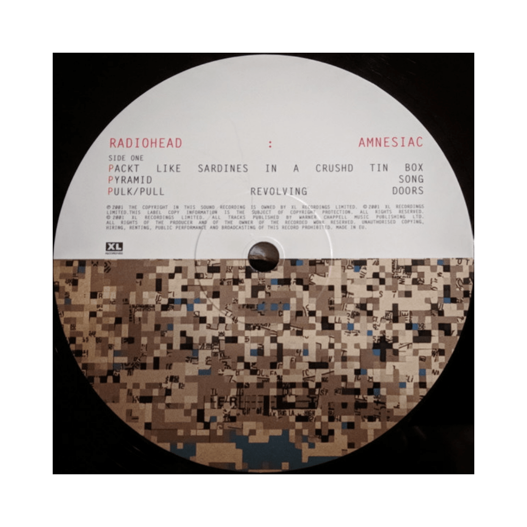 Radiohead Amnesiac Vinilo3