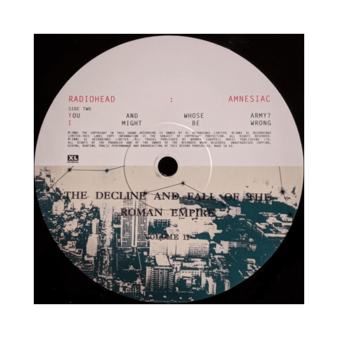 Radiohead Amnesiac Vinilo4