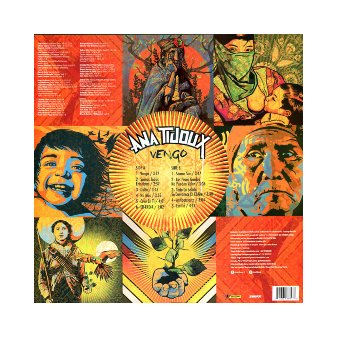 Vinilo Ana Tijoux Vengo2