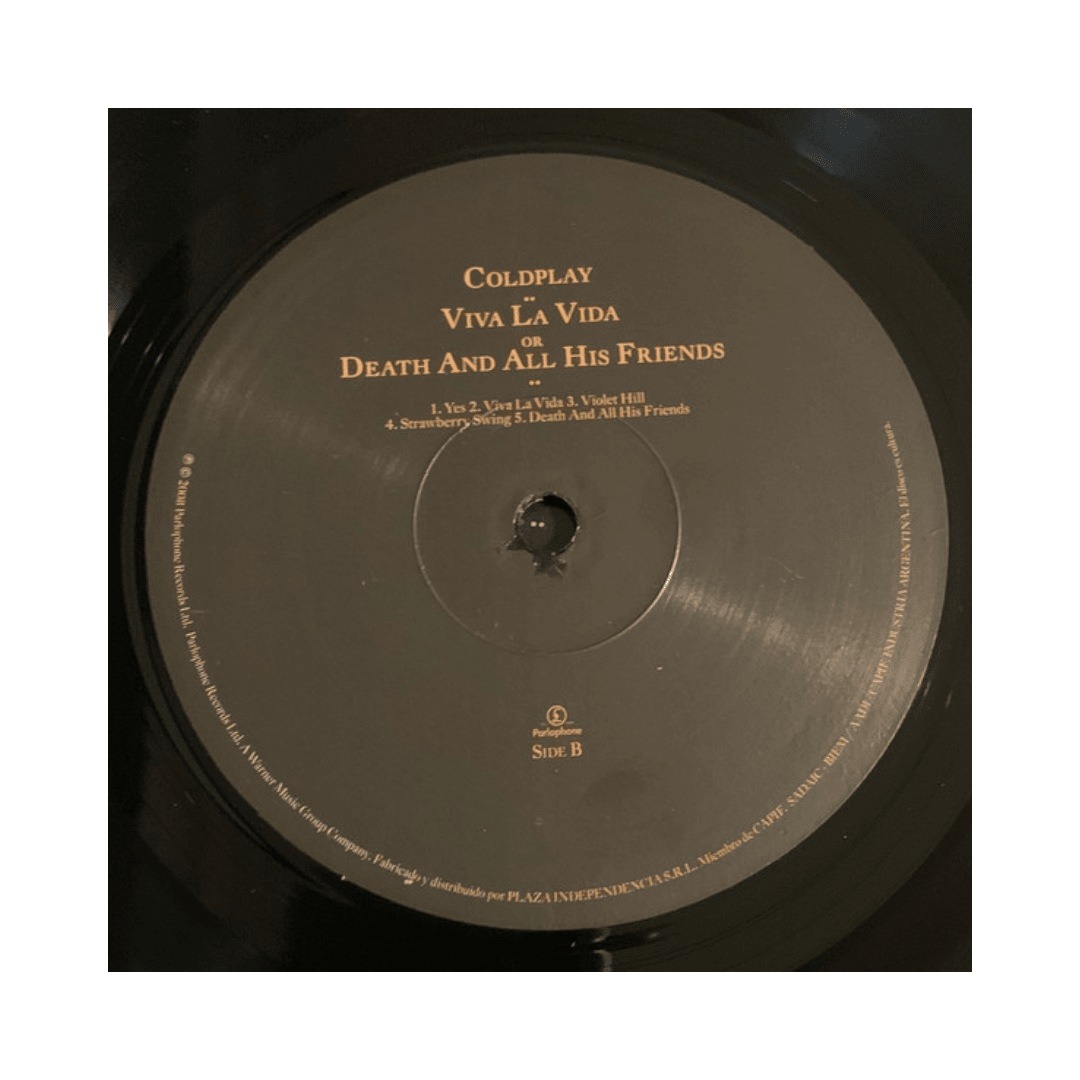 Coldplay Viva La Vida Or Death And All His Friends Vinilo4