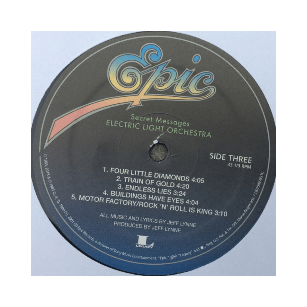 Vinilo Electric Light Orchestra Secret Messages6