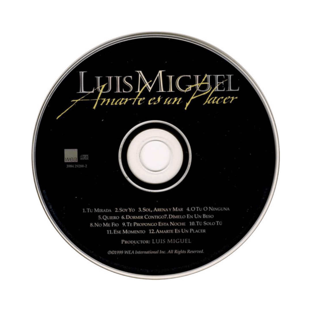 Cd Luis Miguel Amarte Es Un Placer3