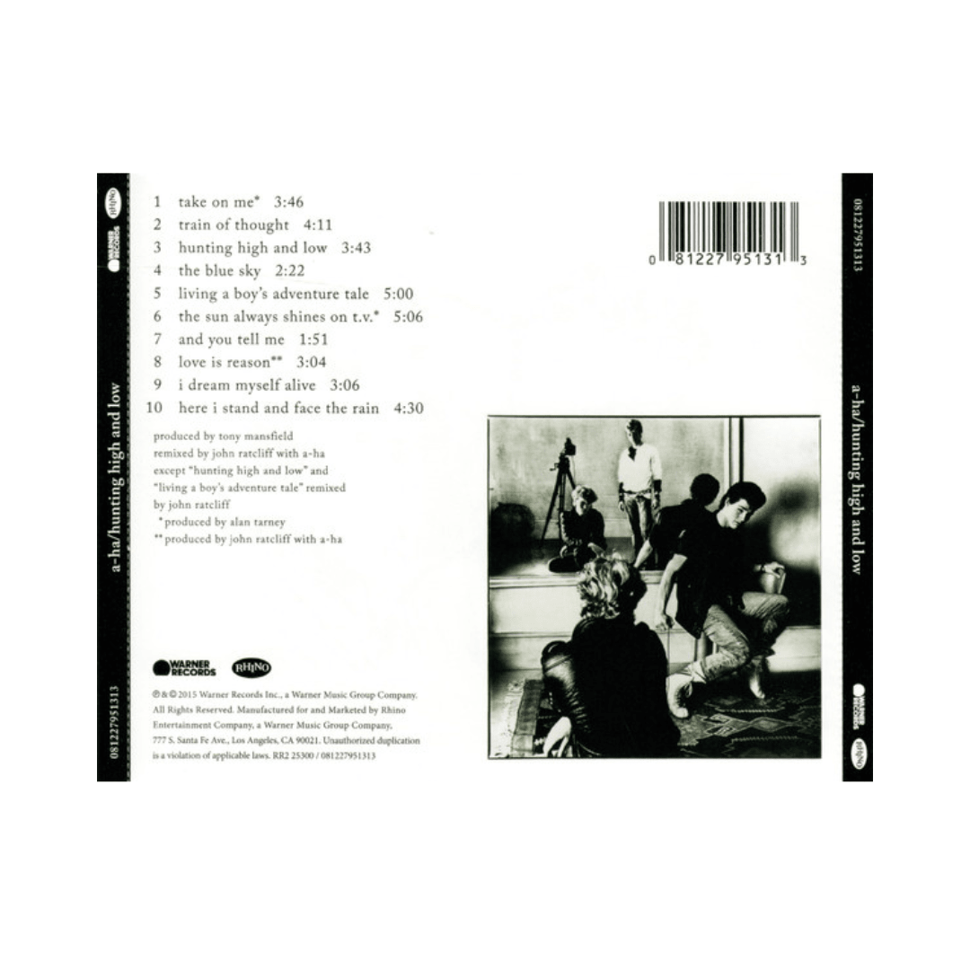 A-ha Hunting High And Low Cd2