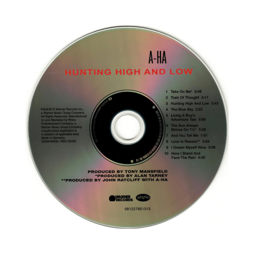 A-ha Hunting High And Low Cd3