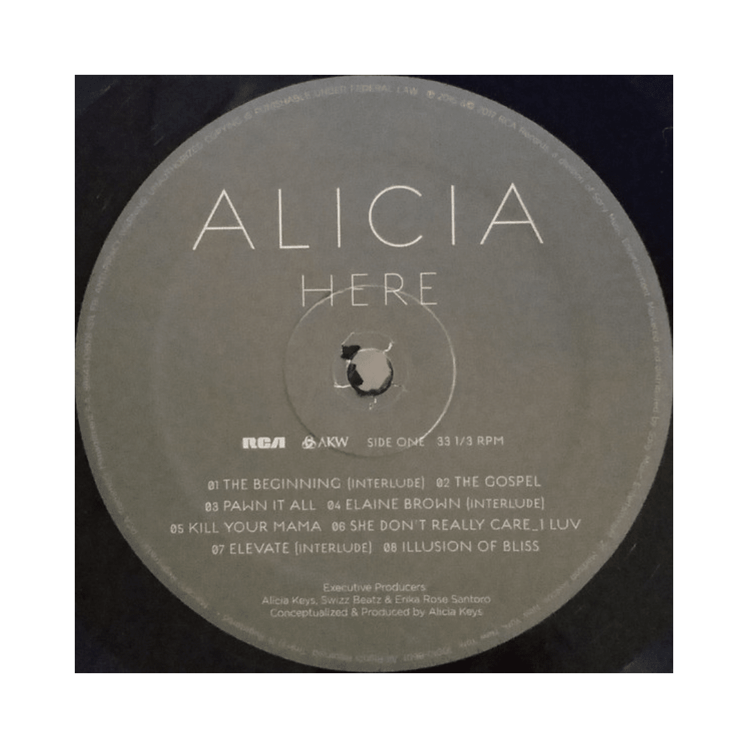Alicia Keys Here Vinilo3