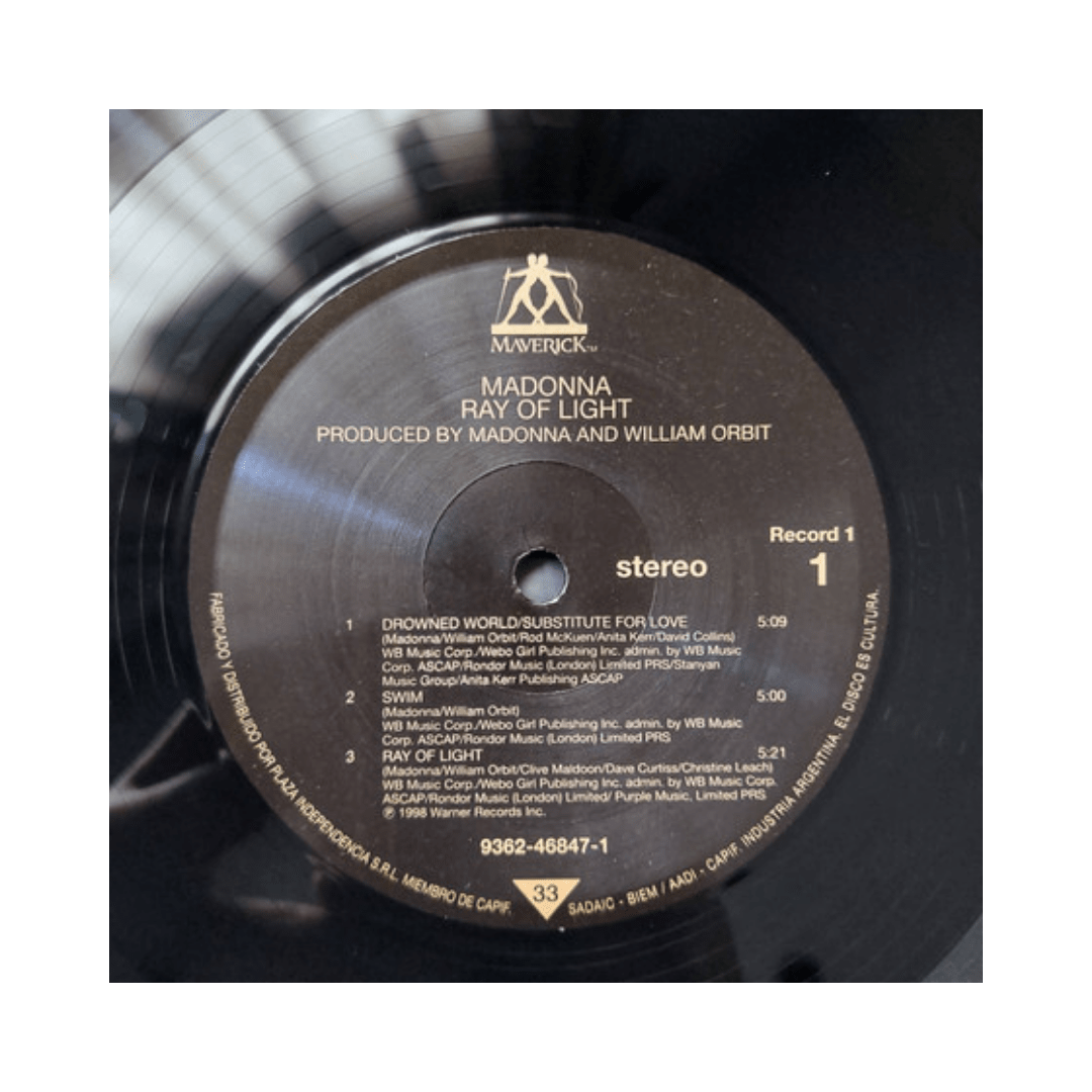 Madonna Ray Of Light Vinilo4