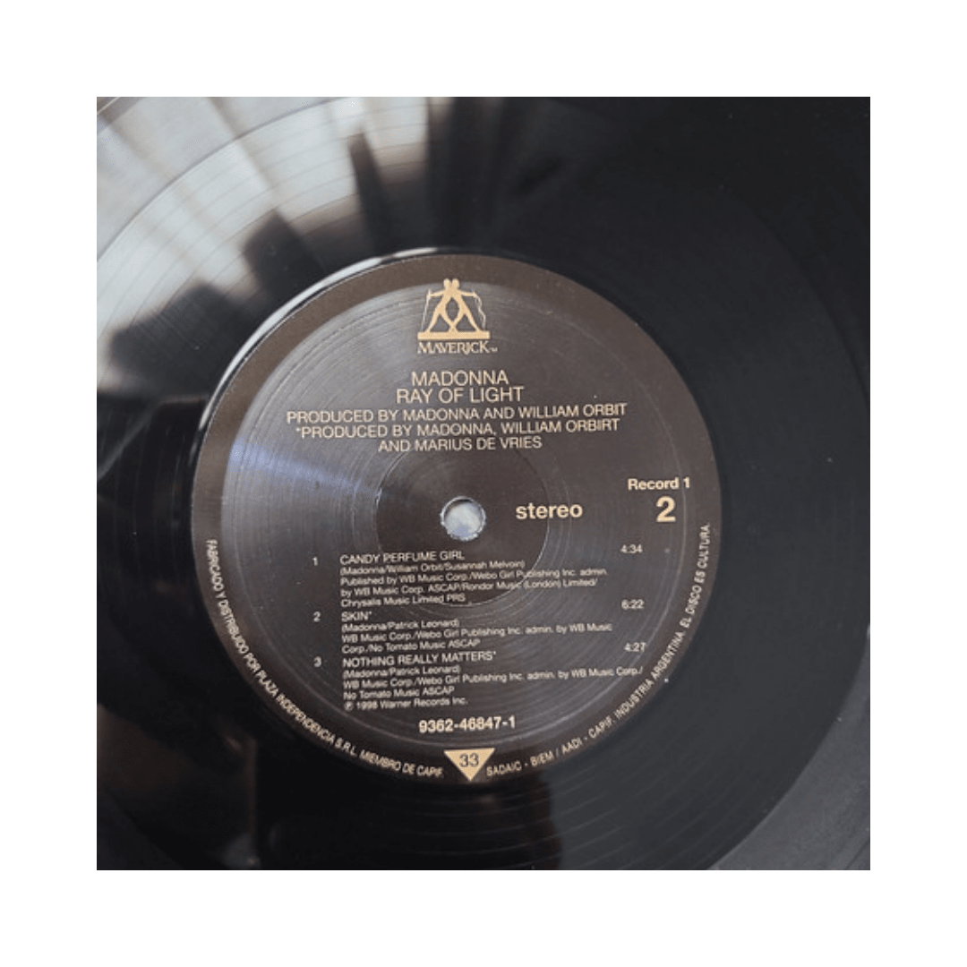 Madonna Ray Of Light Vinilo5