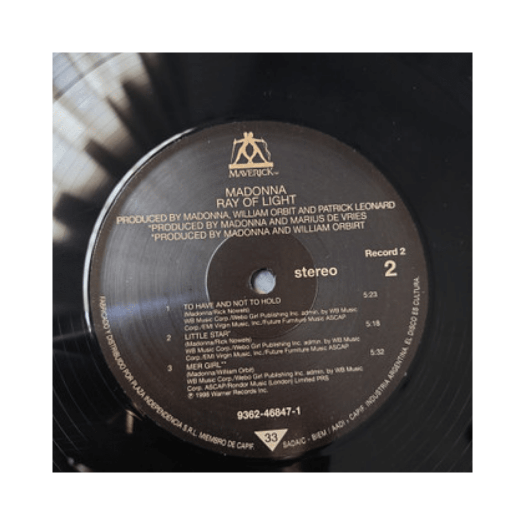Madonna Ray Of Light Vinilo7