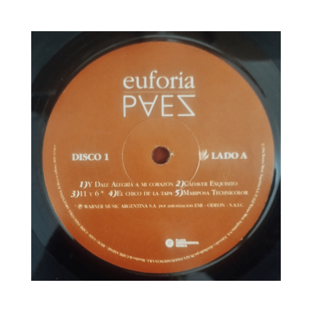 Fito Páez Euforia Vinilo3