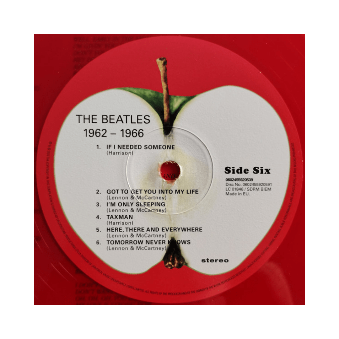 The Beatles 1962 - 1966 Expanded Red 2023 Album 3 Lp Vinyl vinilo12