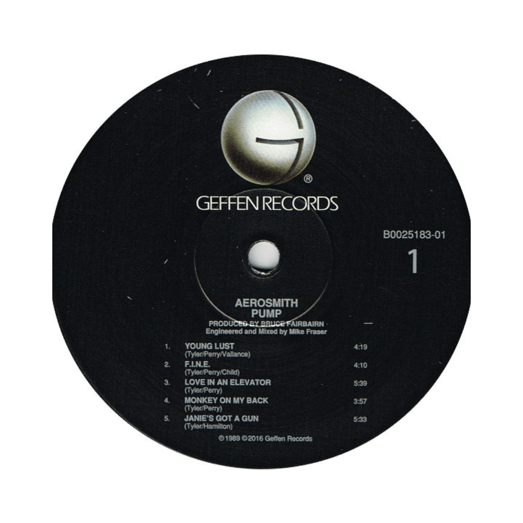 Aerosmith Pump vinilo3