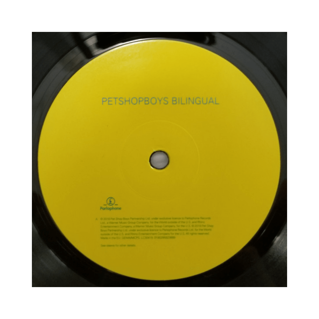 Pet Shop Boys Bilingual Vinilo3