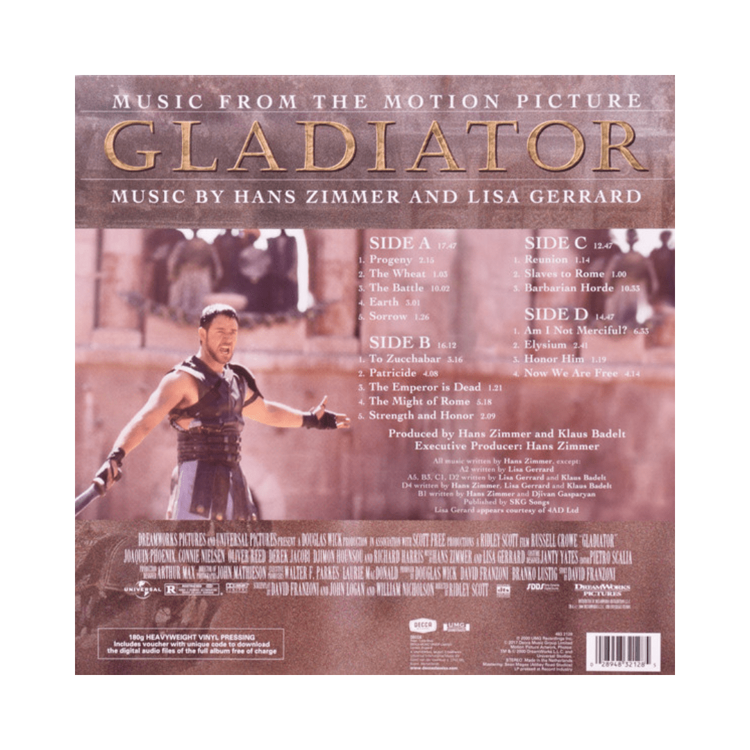Gladiator Hans Zimmer Lisa Gerrard Soundtrack vinilo2