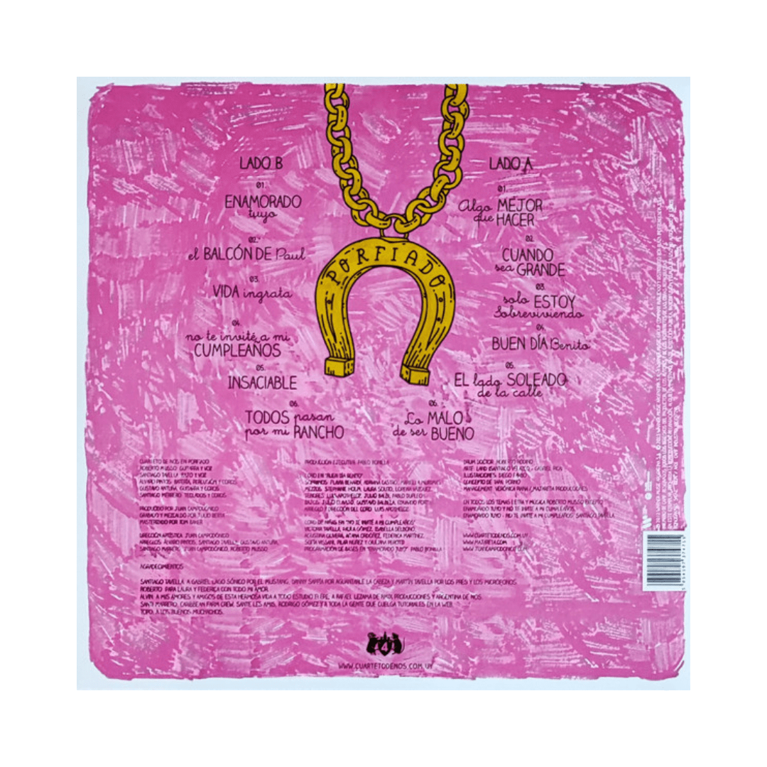 Cuarteto De Nos - Porfiado - vinilo2