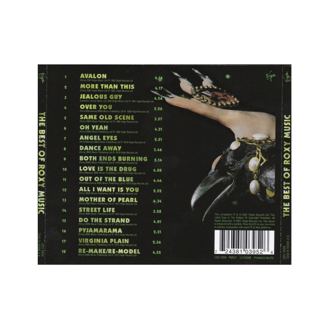 Cd Roxy Music The Best Of Roxy Music2
